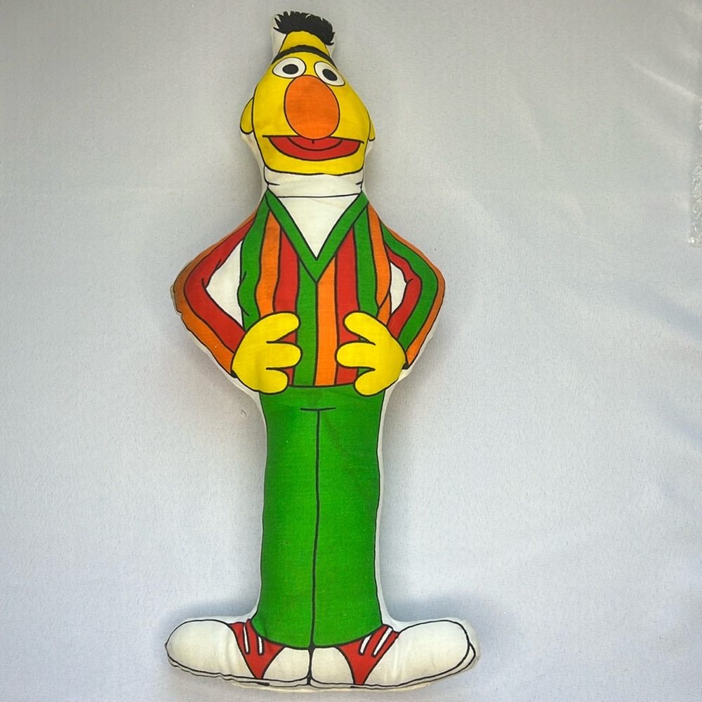 Burt Sesame Street Muppets, Inc. handmade vintage cut n sew Burt and Earnie